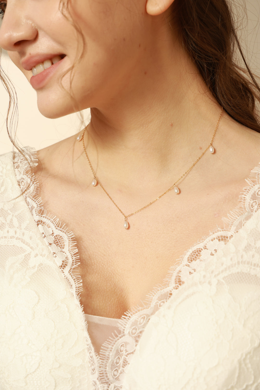Genuine Seed Pearls Necklace For Women