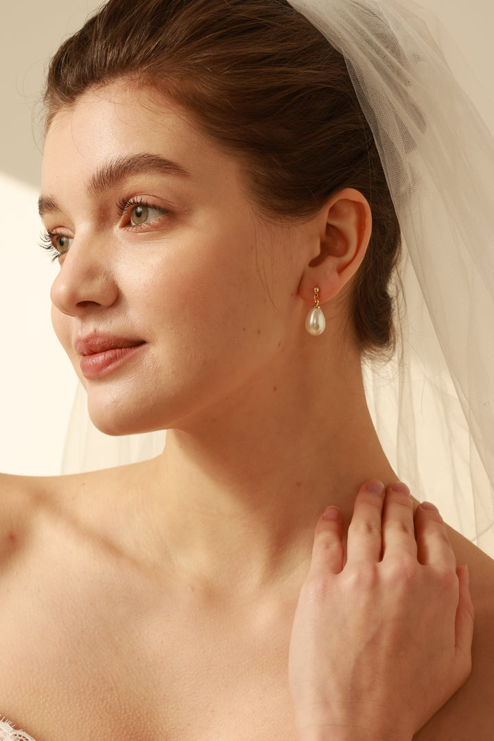 Juliette Teardrop Pearl Bridal Jewelry Set