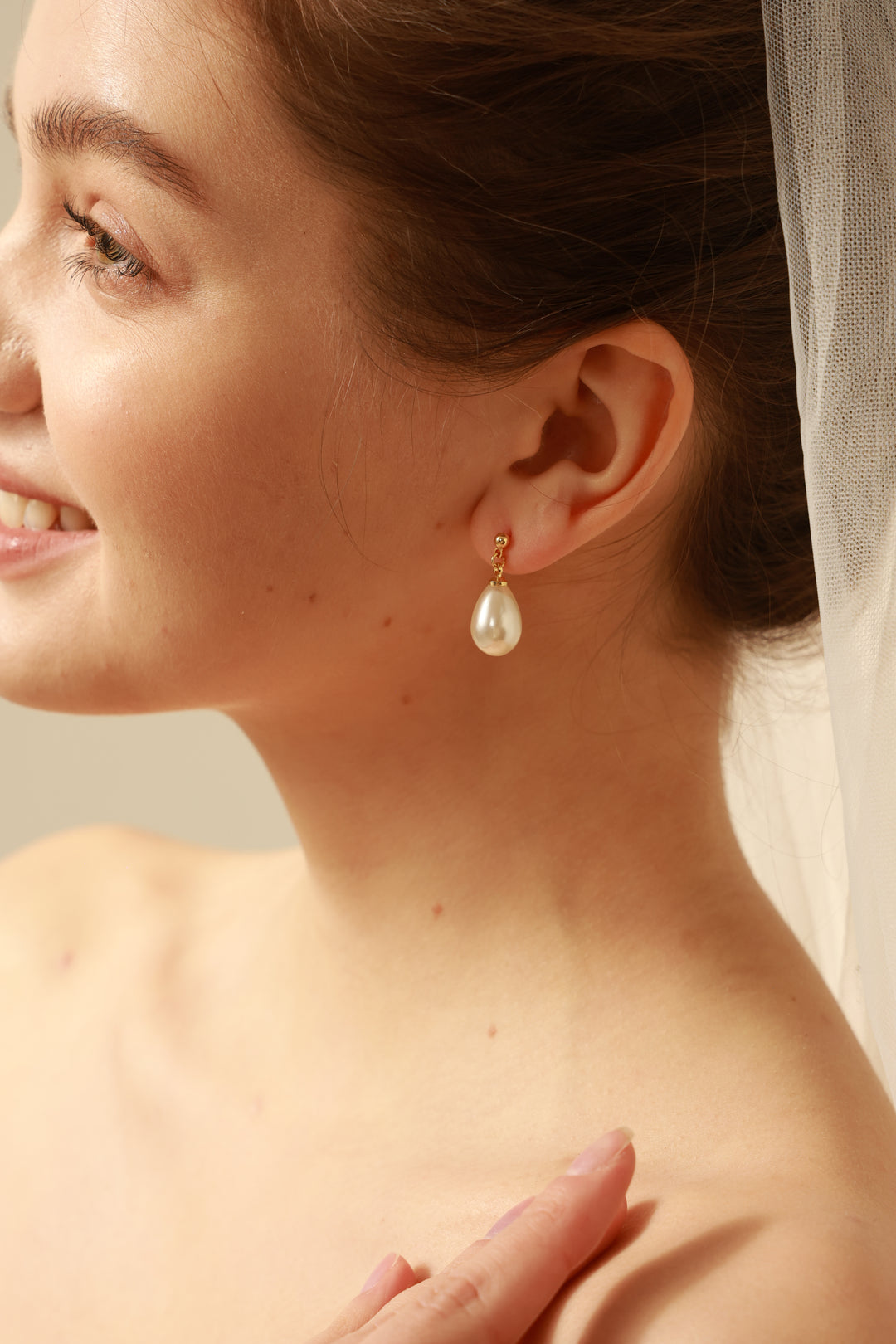 Juliette Teardrop Pearl Bridal Jewelry Set