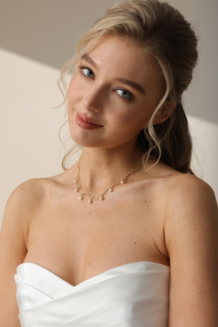 Pearl Lace Necklace for Women