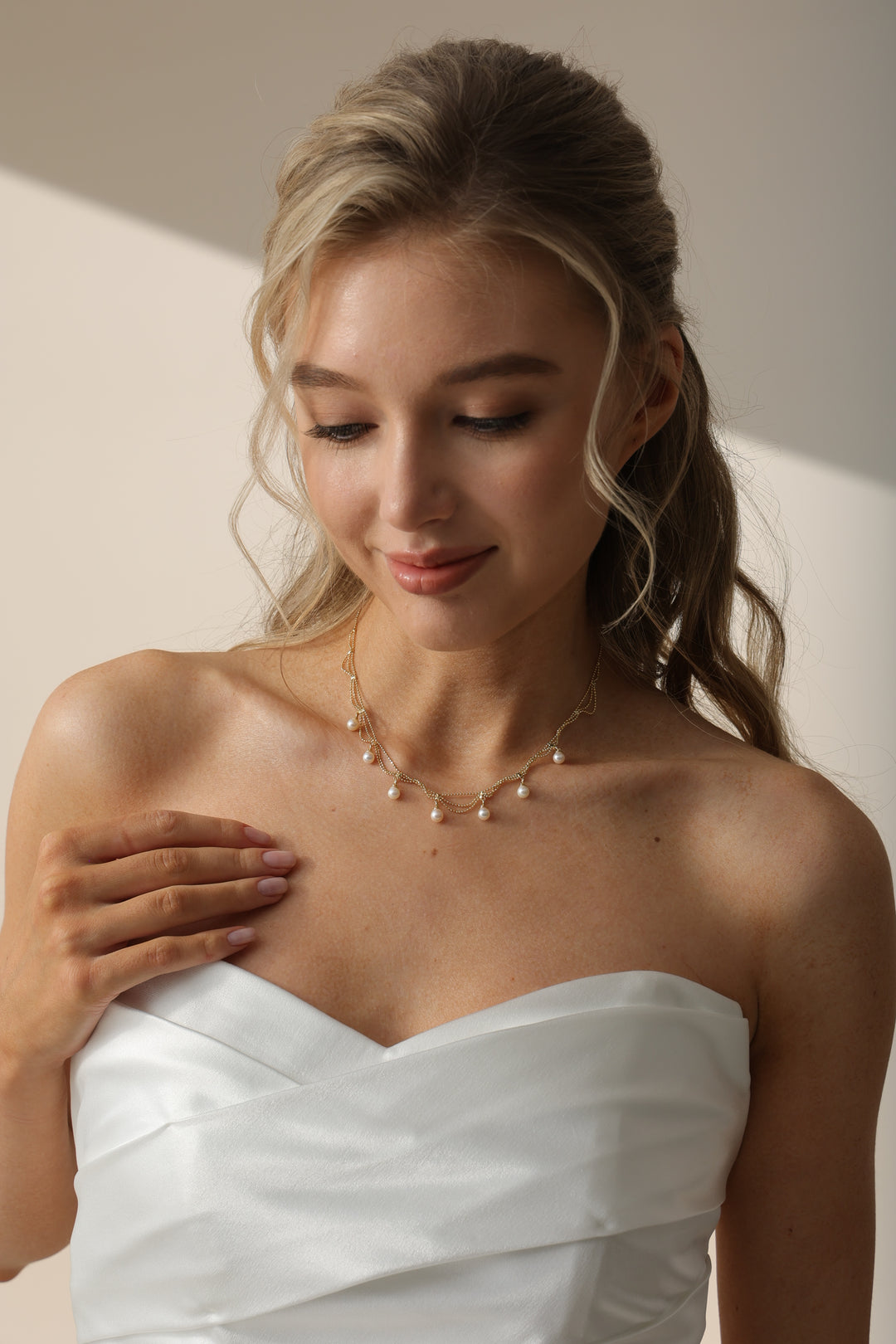 Pearl Lace Necklace for Women