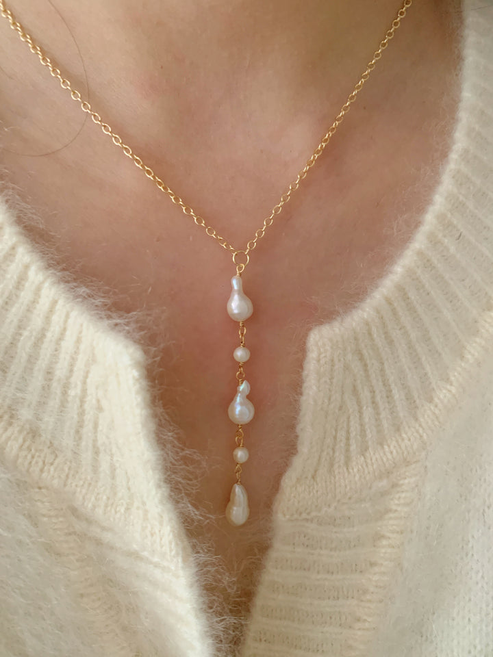 Solène Baroque Pearl Bridal Jewelry Set