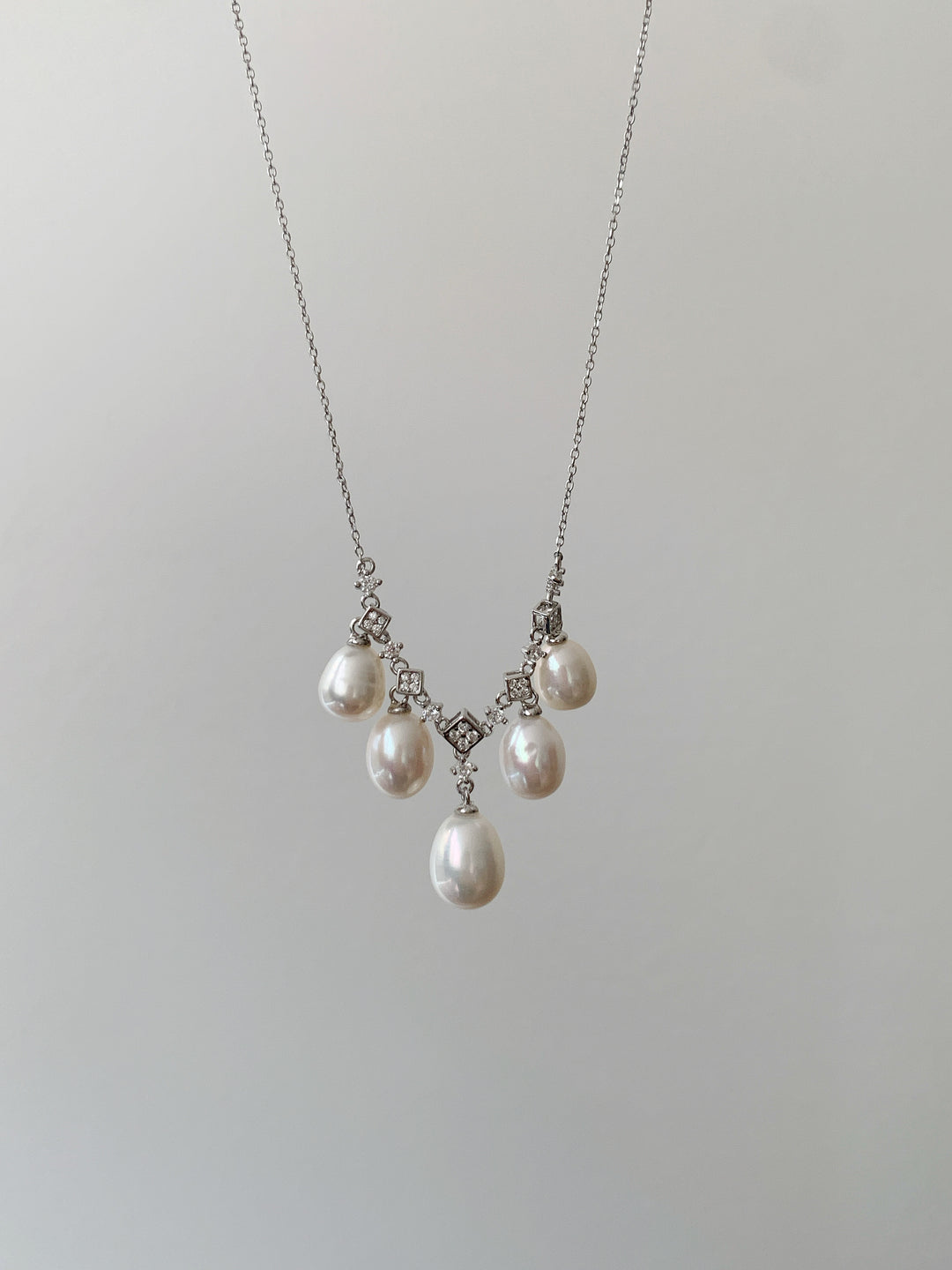 18K Gold Vermeil Freshwater Pearl Necklace for Women