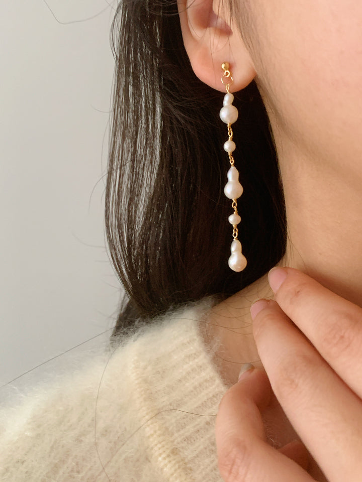 Solène Baroque Pearl Bridal Jewelry Set