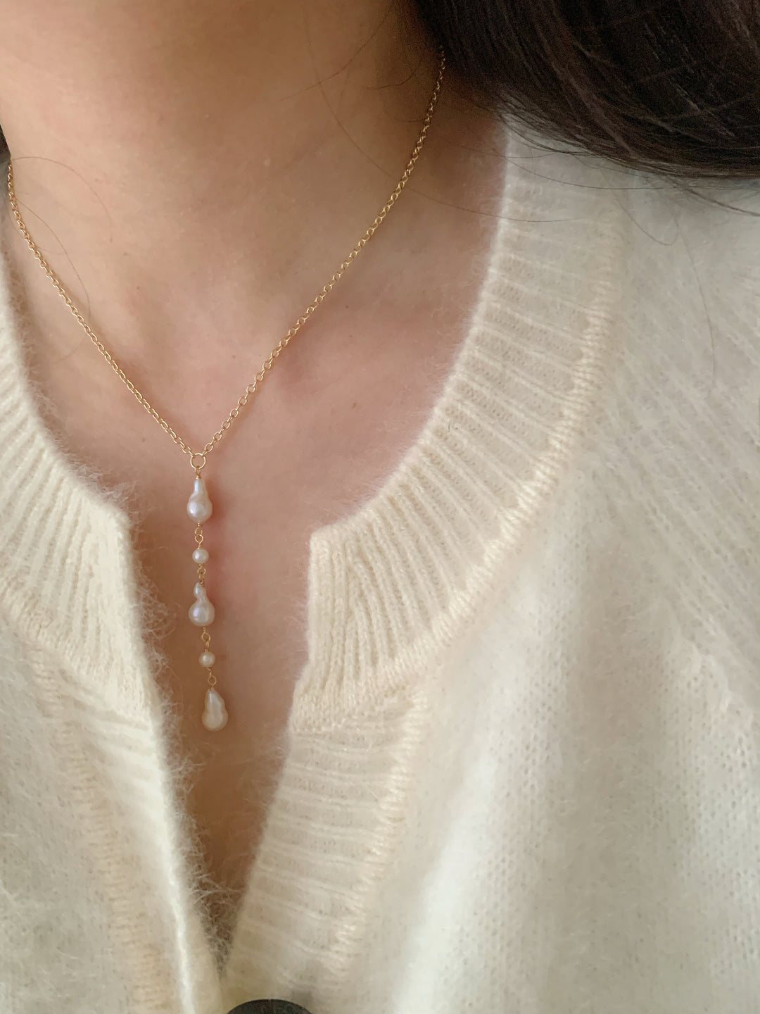 Solène Baroque Pearl Bridal Jewelry Set