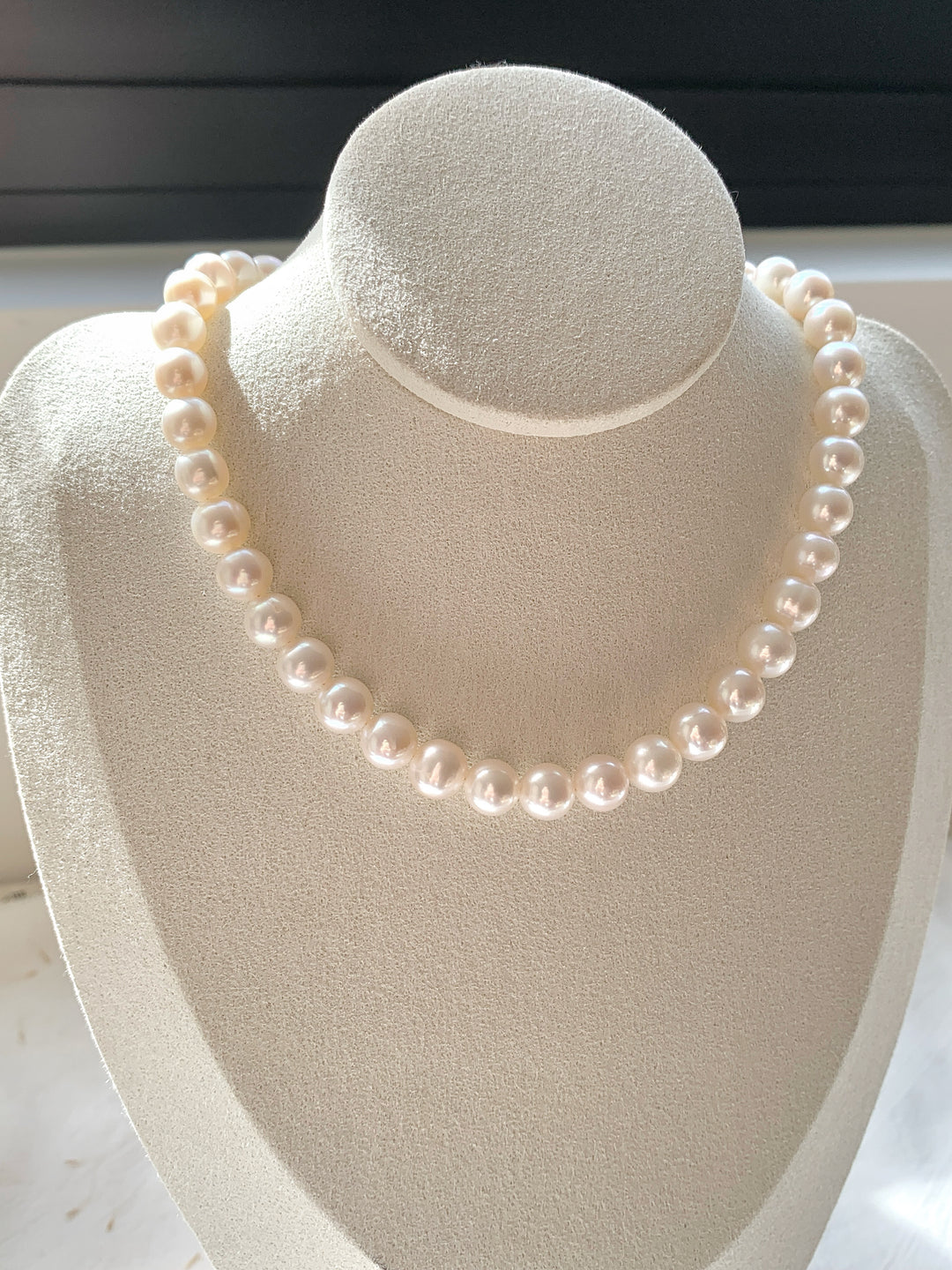 Freshwater Near Round Pearl Choker Necklace