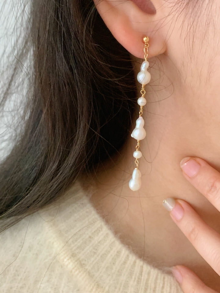 Solène Baroque Pearl Bridal Jewelry Set