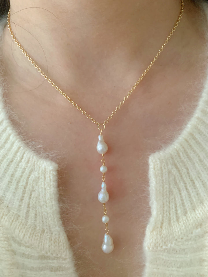 Solène Baroque Pearl Bridal Jewelry Set