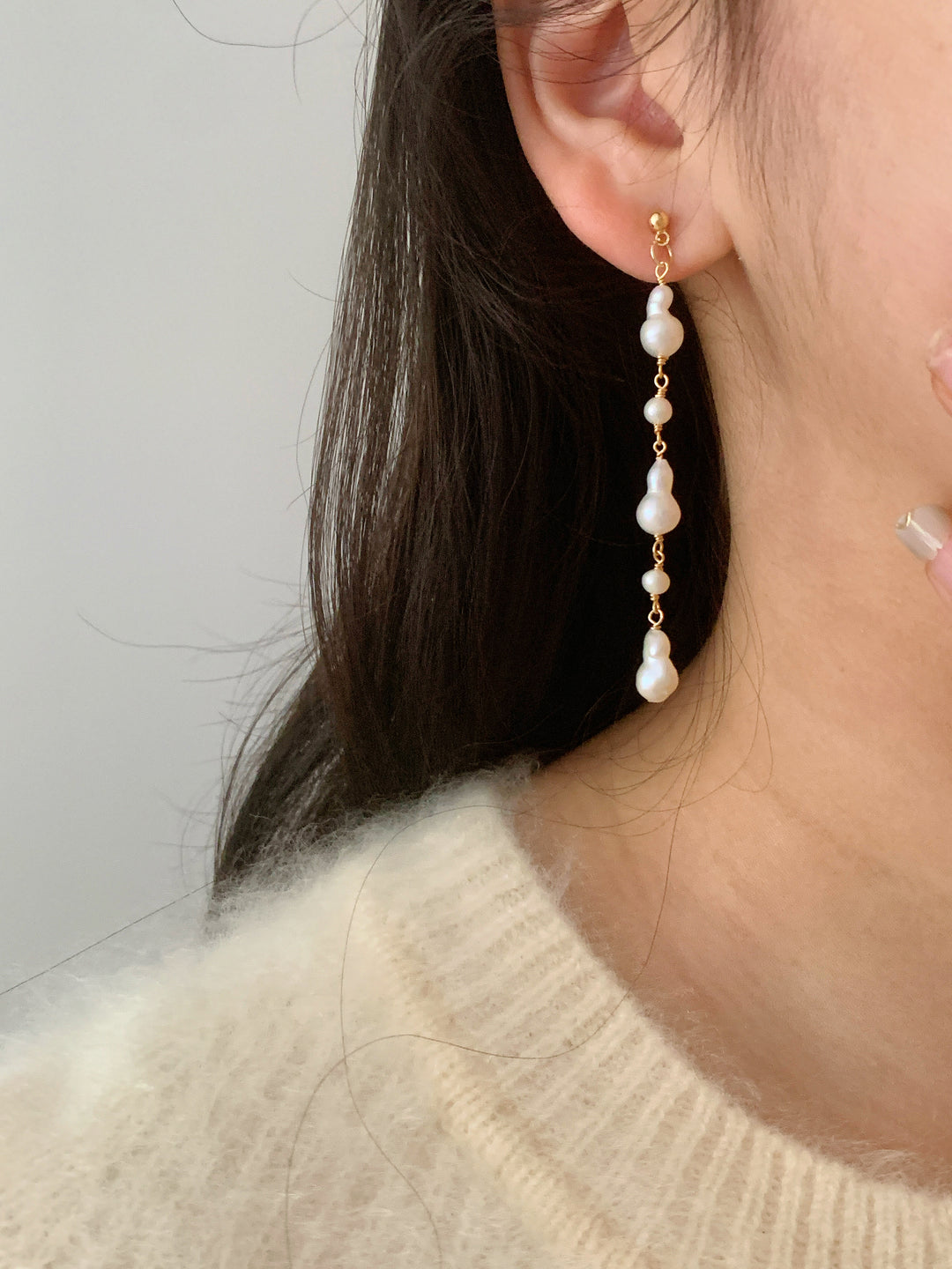 Solène Baroque Pearl Bridal Jewelry Set