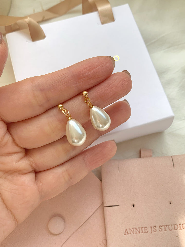 Juliette Teardrop Pearl Bridal Jewelry Set