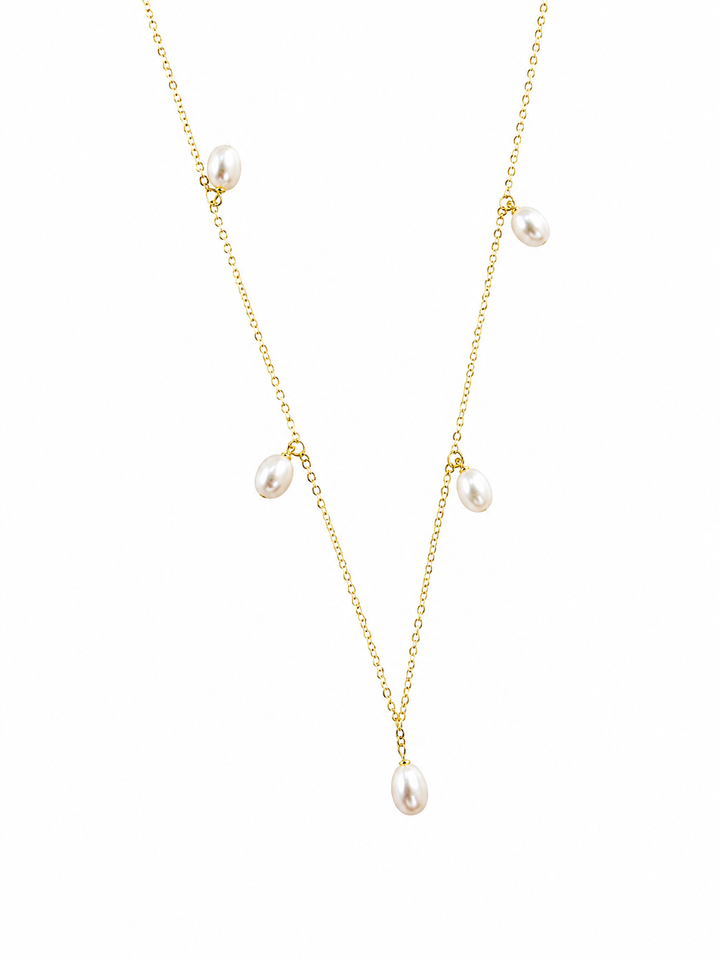 Genuine Seed Pearls Necklace For Women