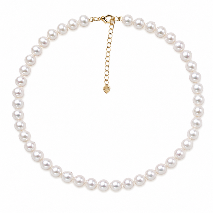 Freshwater Near Round Pearl Choker Necklace