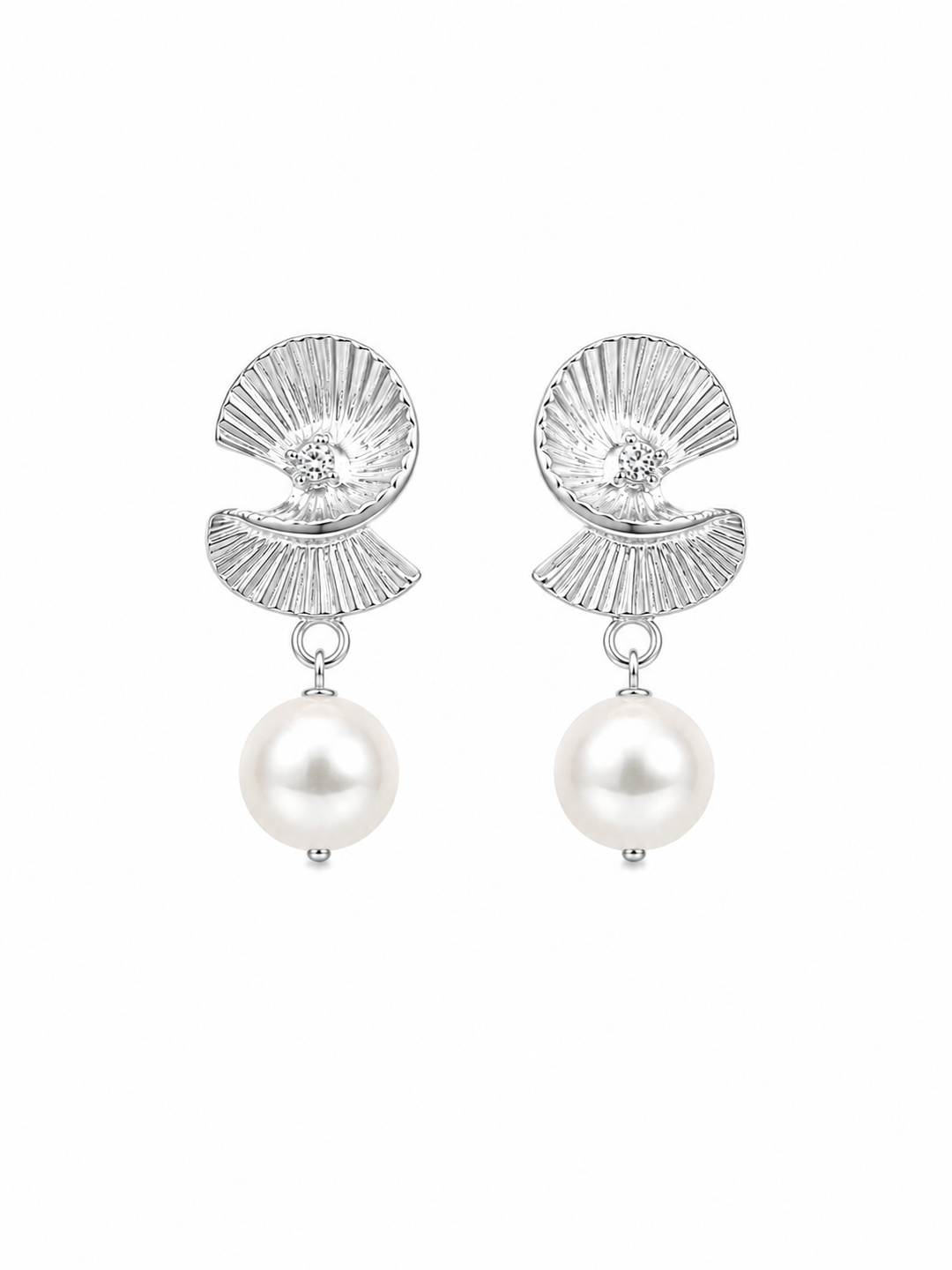 Bridal Pearl Drop Earrings
