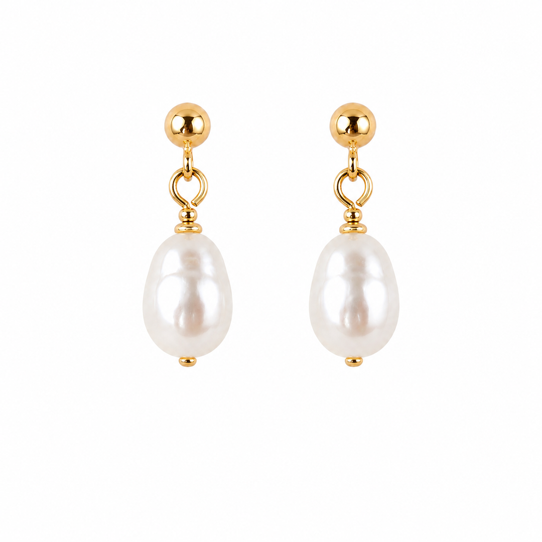 Classic Tiny Rice Pearl Bridesmaids Stud