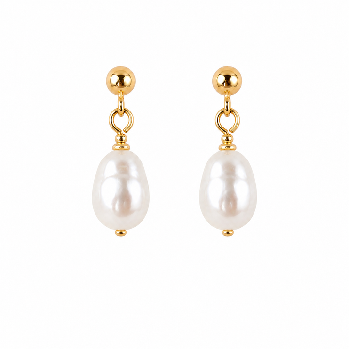 Classic Tiny Rice Pearl Bridesmaids Stud