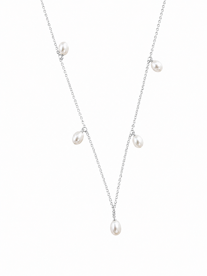 Genuine Seed Pearls Necklace For Women