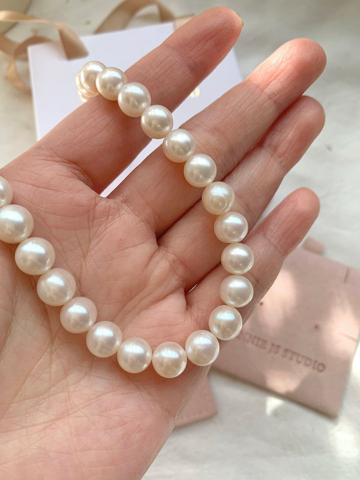Freshwater Near Round Pearl Choker Necklace